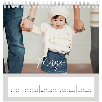 Ejemplo de página 5, Calendarios de mesa personalizados, opción 20