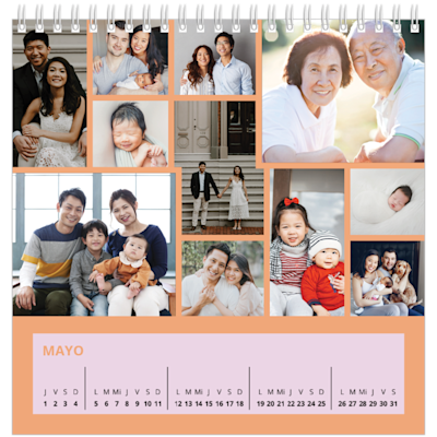 Ejemplo de página 5, Calendarios de mesa personalizados, opción 19