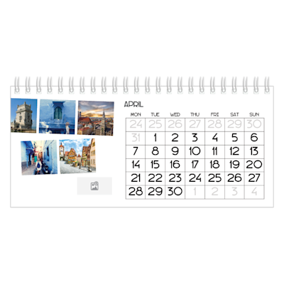 Example of page 4, Custom Desk Calendars, option 16