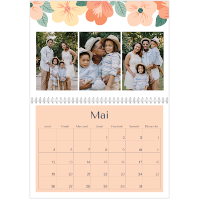 Exemple de page 5, Calendrier mural, option 8