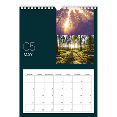 Example of page 5, Wall Calendars, option 7