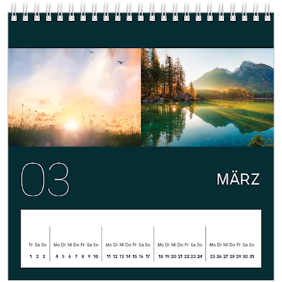 Beispiel für Seite 3, Tischkalender 2025, Option 6