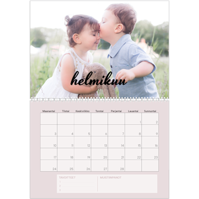 Esimerkki sivusta 2, Seinäkalenterit, vaihtoehto 12