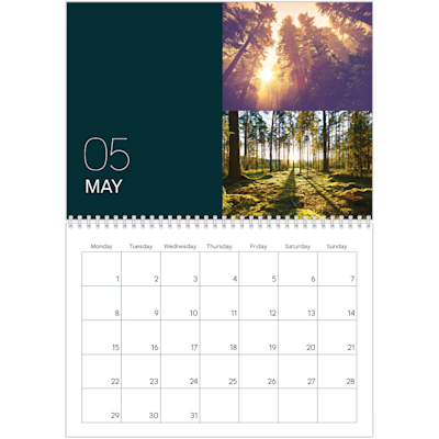 Example of page 5, Custom Wall Calendars, option 11
