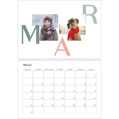 Example of page 3, SCATTERED MONTH, option 17