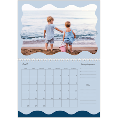 Exemple de page 4, Calendrier mural, option 16