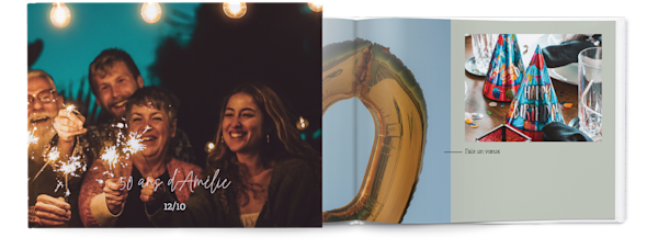 Exemple de page 1, Livres photo, option 19