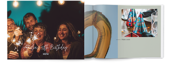 Example of page 1, Photo Books, option 8