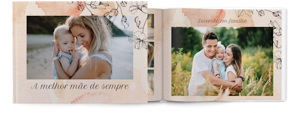 Exemplo de página 1, Álbuns fotográficos personalizados, opção 21