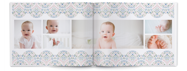 Voorbeeld van pagina 2, Gepersonaliseerde fotoboeken, optie 3