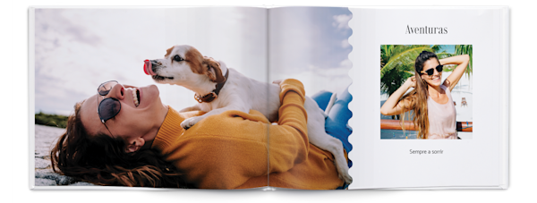 Exemplo de página 2, Álbuns fotográficos personalizados, opção 15