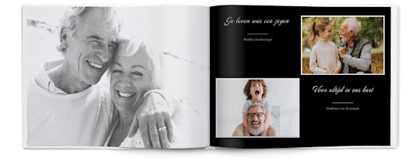 Voorbeeld van pagina 2, Fotoboeken, optie 20