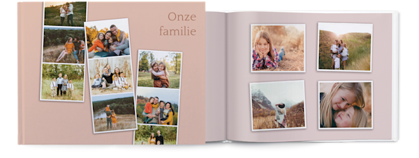 Voorbeeld van pagina 1, Gepersonaliseerde fotoboeken, optie 8