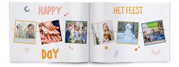 Voorbeeld van pagina 3, Gepersonaliseerde fotoboeken, optie 23