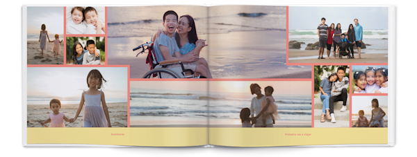 Exemplo de página 3, Álbuns fotográficos personalizados, opção 11