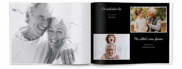 Exempel på sida 2, Specialdesignade fotoböcker, alternativ 15