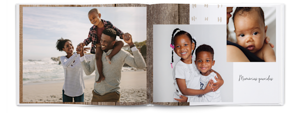 Exemplo de página 2, Álbuns fotográficos personalizados, opção 16