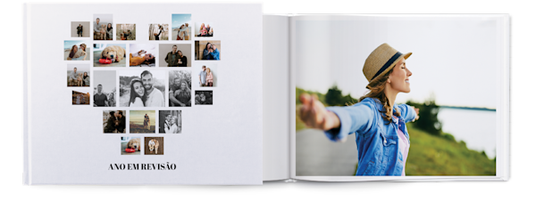 Exemplo de página 1, Álbuns fotográficos personalizados, opção 18