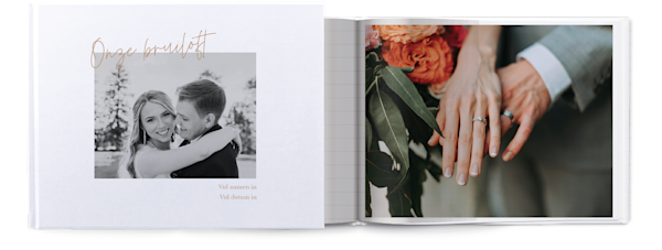 Voorbeeld van pagina 1, Gepersonaliseerde fotoboeken, optie 20