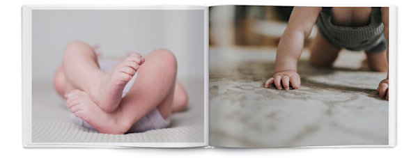 Exemplo de página 3, Álbuns fotográficos personalizados, opção 3