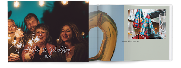Beispiel für Seite 1, Fotobücher, Option 19