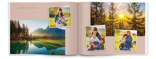 Exemplo de página 5, Álbuns fotográficos personalizados, opção 13