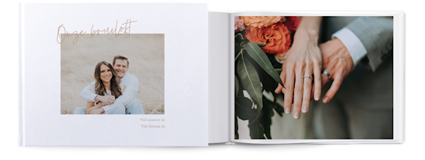 Voorbeeld van pagina 1, Gepersonaliseerde fotoboeken, optie 19