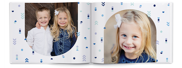 Exemplo de página 5, Álbuns fotográficos personalizados, opção 8