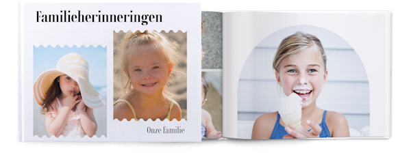 Voorbeeld van pagina 1, Gepersonaliseerde fotoboeken, optie 10