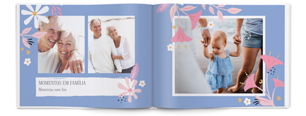 Exemplo de página 2, Álbuns fotográficos personalizados, opção 12