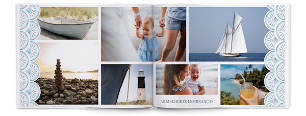 Exemplo de página 4, Álbuns fotográficos personalizados, opção 24