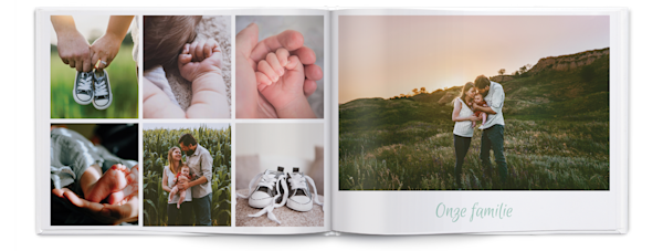 Voorbeeld van pagina 4, Gepersonaliseerde fotoboeken, optie 2