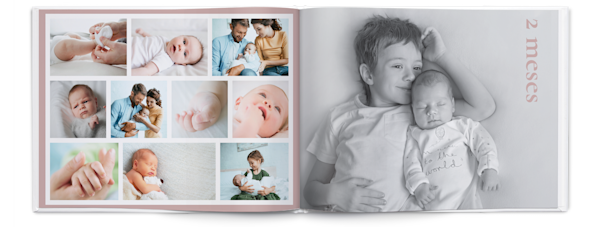Exemplo de página 3, Álbuns fotográficos personalizados, opção 7