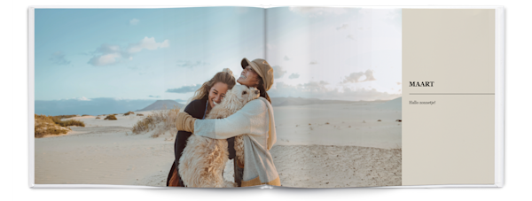 Voorbeeld van pagina 5, Gepersonaliseerde fotoboeken, optie 21