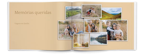 Exemplo de página 2, Álbuns fotográficos personalizados, opção 13