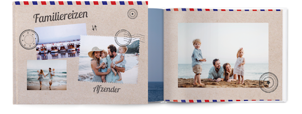 Voorbeeld van pagina 1, Gepersonaliseerde fotoboeken, optie 14