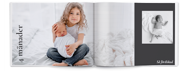 Exempel på sida 5, Specialdesignade fotoböcker, alternativ 7