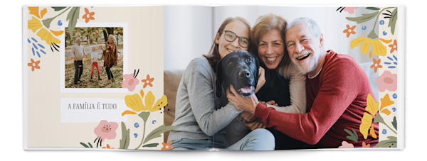 Exemplo de página 5, Álbuns fotográficos personalizados, opção 12