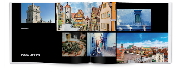 Exempel på sida 3, Specialdesignade fotoböcker, alternativ 9