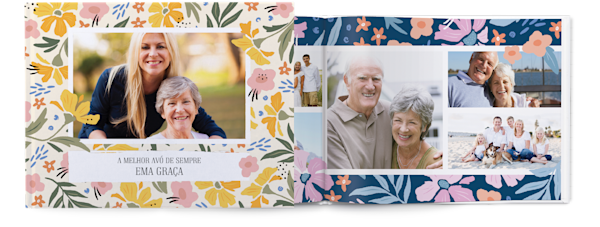Exemplo de página 1, Álbuns fotográficos personalizados, opção 12