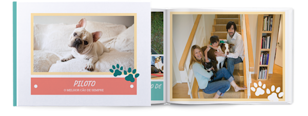 Exemplo de página 1, Álbuns fotográficos personalizados, opção 22