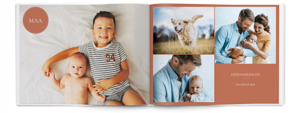 Voorbeeld van pagina 3, Gepersonaliseerde fotoboeken, optie 24