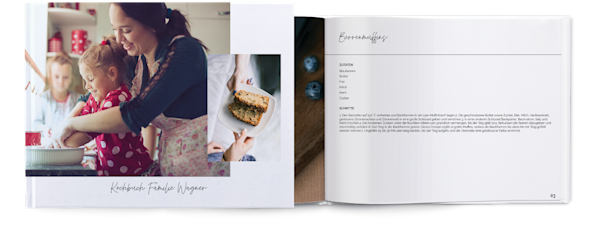 Beispiel für Seite 1, Fotobücher, Option 14