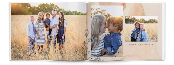 Exemplo de página 3, Álbuns fotográficos personalizados, opção 21