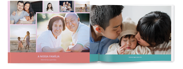 Exemplo de página 1, Álbuns fotográficos personalizados, opção 11