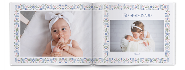 Exemplo de página 3, Álbuns fotográficos personalizados, opção 6