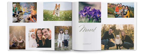 Voorbeeld van pagina 3, Gepersonaliseerde fotoboeken, optie 22