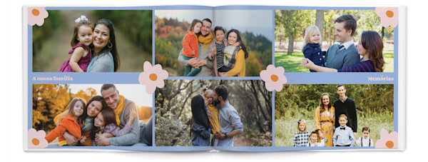 Exemplo de página 4, Álbuns fotográficos personalizados, opção 14