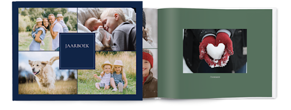 Voorbeeld van pagina 1, Gepersonaliseerde fotoboeken, optie 24