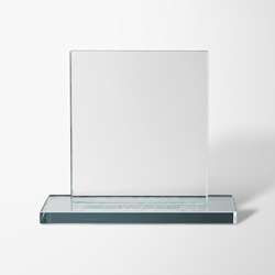 Engraved Jade Glass Rectangle Award